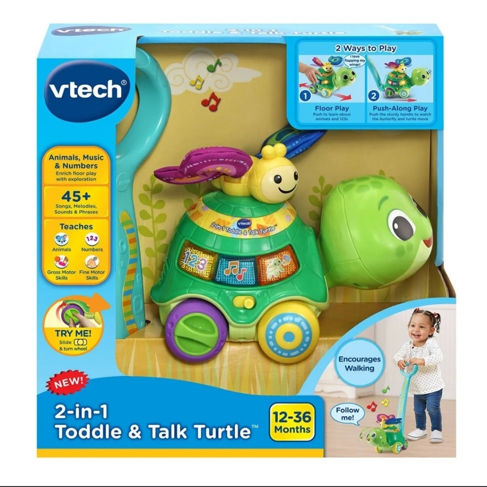 Vtech 2-in-1 Toddle & Talk Turtle